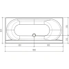 Акриловая ванна 180x80,4 см Eurolux Orio E1016075028