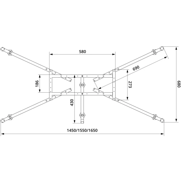 Каркас для ванны VitrA Universal 59999991001 150/160/170 x 70