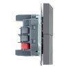 Переключатель двухклавишный без рамки Stekker Эмили 50241