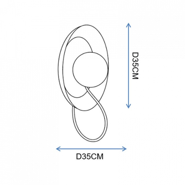 Бра Imperiumloft MARGOTT Black margott-wall01