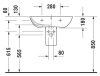 Раковина Duravit Me by Starck 2335650000