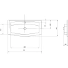 Раковина 95x46 см Акватон Милан 1A704331ML010