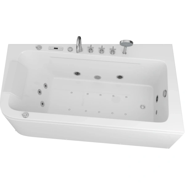 Акриловая гидромассажная ванна 170x95 см Grossman GR-17095R