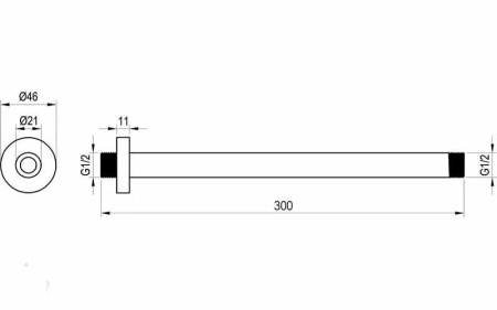 Кронштейн для душа Ravak 704.61RGB X07P713 розовое золото