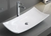 Раковина-чаша CeramaLux 78123A 60x39 см, накладная, белый