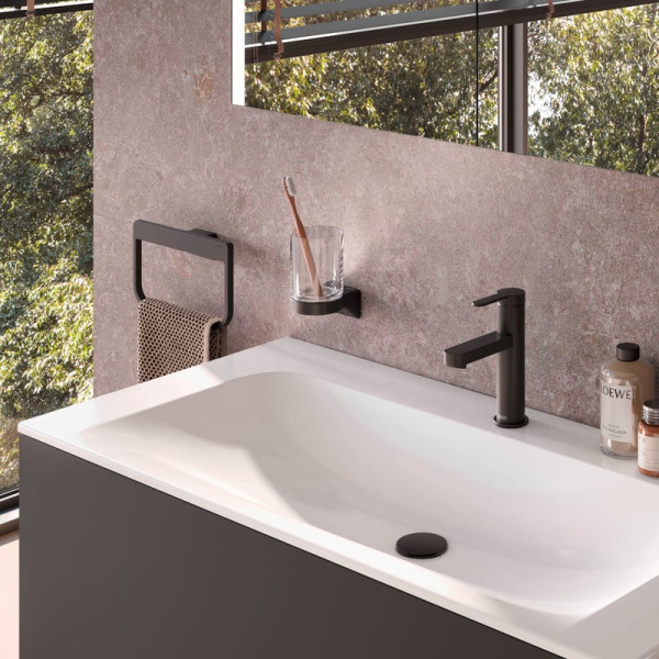 Стакан Keuco Aveno 14650379000 черный матовый