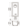 Кухонная мойка Omoikiri Bosen 20-U 4993537 leningrad grey