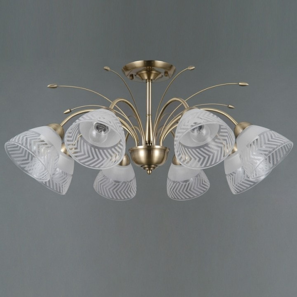 Люстра на штанге ILLUMICO AREZZO IL0594-8CSQ-25 AB AREZZO