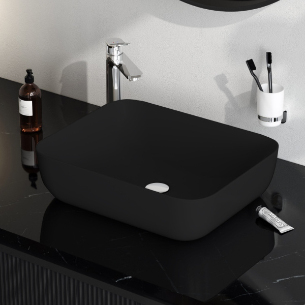 Раковина AM.PM Func 51 M8FWCC10510BM черная матовая