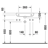 Раковина 50x22 см Duravit D-Code 07065000082