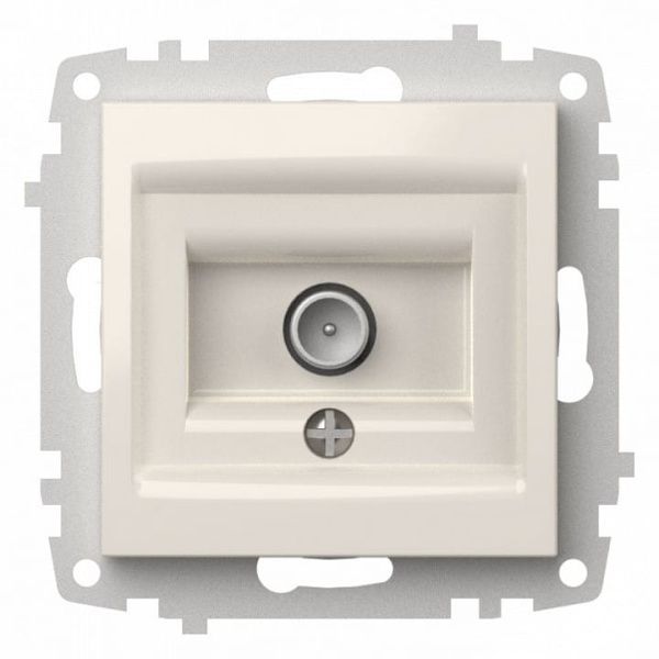 ТВ-розетка проходная без рамки Elbi Eleсtriс Zena Vega 609-010200-272