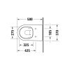 Приставной унитаз Duravit D-Neo 2003090000