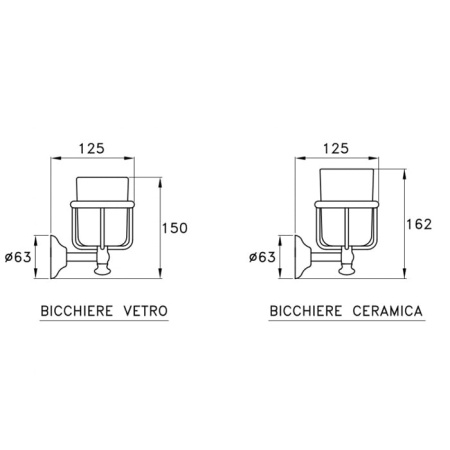 Стакан Stella Roma RM 10004 CR00