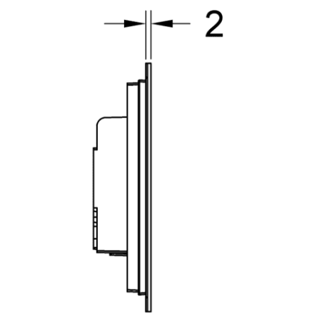 Клавиша смыва Tece 9242811