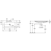 Раковина 100x50 см Villeroy & Boch Finion 4164ABR1
