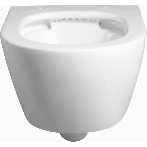 Унитаз подвесной Oliveeka YJ2381 безободковый, с сиденьем микролифт, белый