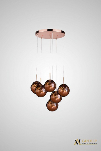 Подвесная люстра AM-Group AM352 AM352-6CP