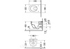 Подвесной унитаз Duravit Darling New 25450900001-WG