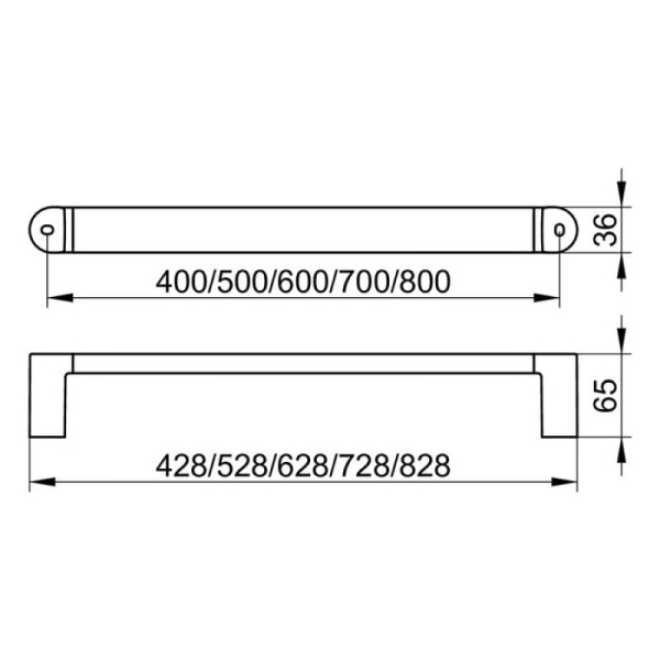 Поручень Keuco Elegance 31601010800