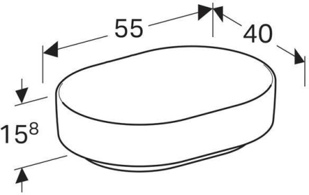 Раковина Geberit VariForm 55x40 500.774.01.2