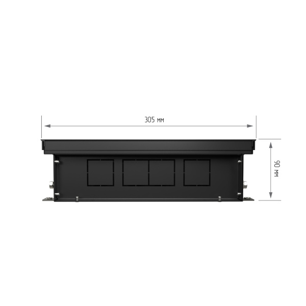 Конвектор внутрипольный Royal Thermo ATRIUM TURBO-90/300/1200-DG-U-LB