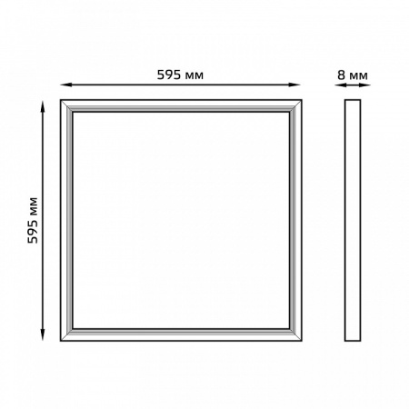 Накладной светильник Gauss Небл 846511340