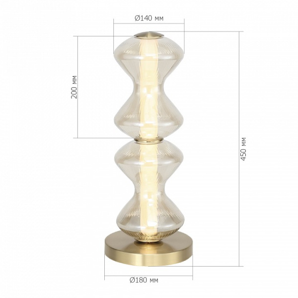 Настольная лампа декоративная ST-Luce SPINE SL6136.214.01