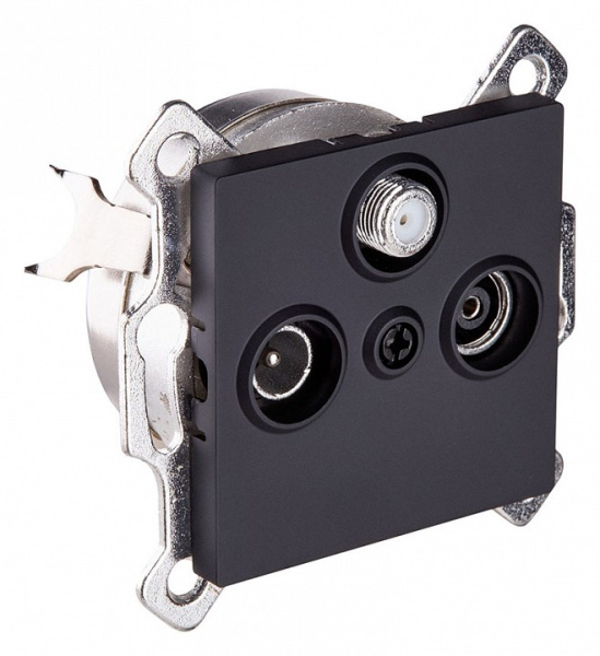 ТВ-розетка и SAT-розетка оконечная без рамки Kollinger  REA-036BM