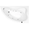 Акриловая ванна 149x89,5 см правая Aquanet Atlanta 00205327