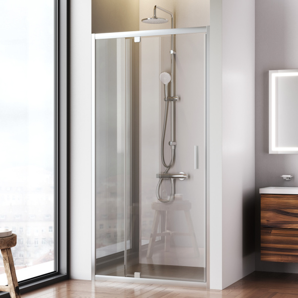 Душевая дверь AM.PM Gem W90G-100-1P-MT серебро