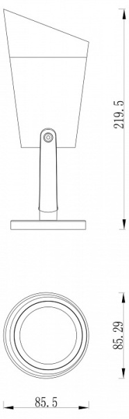Наземный низкий светильник Favourite Relief 4032-1T