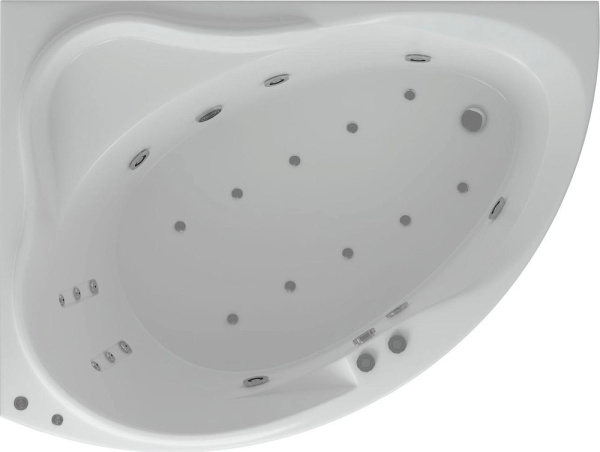 Акриловая ванна Aquatek Альтаир 158х119 см ALT160-0000067, белый