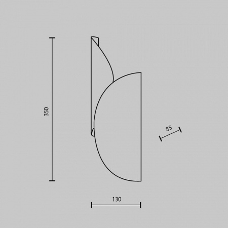 Накладной светильник Maytoni Organic MOD225WL-02B1