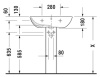Раковина Duravit Me by Starck 2335650000