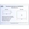 Раковина 50x40 см GID LuxeLine D1302h011