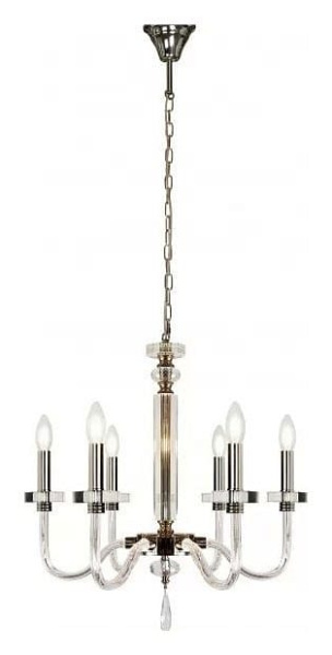 Подвесная люстра iLamp Vibe P9474-6 Nickel
