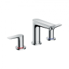 Смеситель для раковины hansgrohe Talis E 71733000 на 3 отверстия со сливным гарнитуром хром