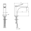 Смеситель для раковины Gessi Rilievo 59002#031