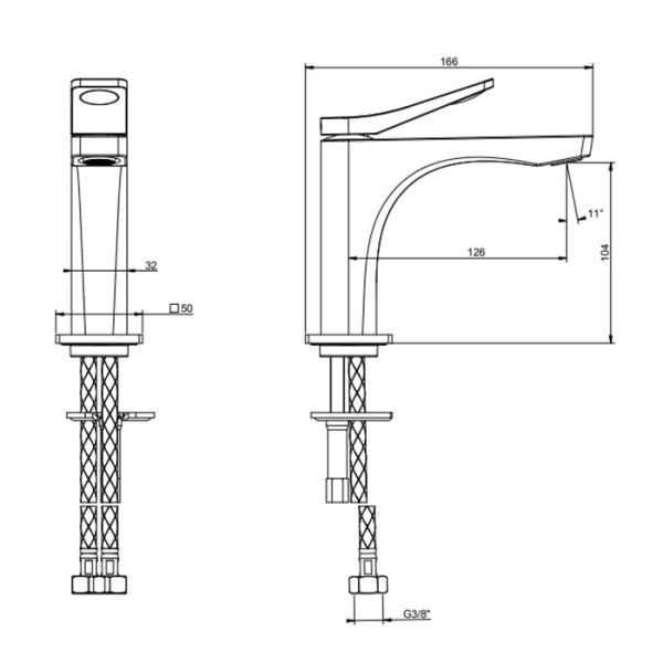 Смеситель для раковины Gessi Rilievo 59002#031