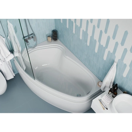 Акриловая ванна 150x91 см L Vagnerplast Avona VPBA159AVO3LX-04
