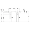 Раковина 130x49 см Duravit ME by Starck 2336130000