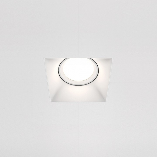 Встраиваемый светильник Maytoni Dot DL042-01-SQ-W