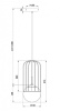 Подвесной светильник Maytoni Telford P362PL-01G