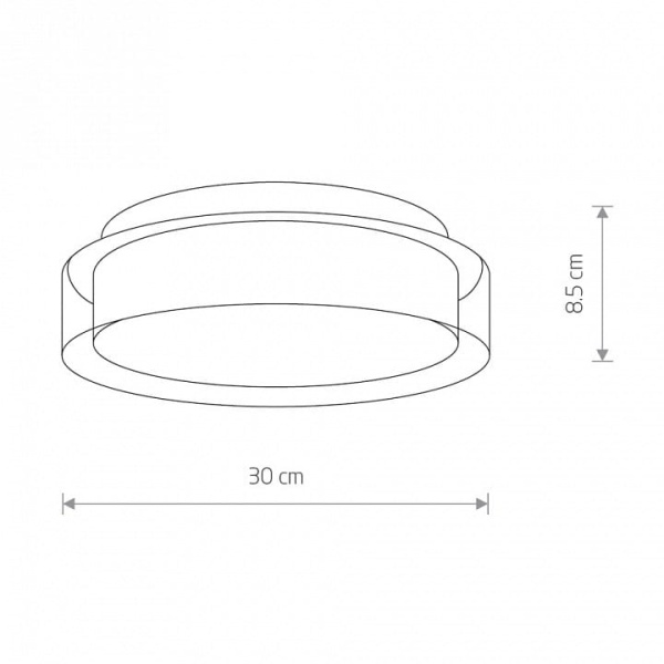Накладной светильник Nowodvorski Pan Led 8173