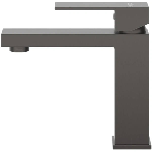 Смеситель для раковины Cezares Slider SLIDER-LS-GM с донным клапаном, оружейная сталь матовый