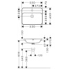 Раковина hansgrohe Xanuia Q 55x45 60162450 белая