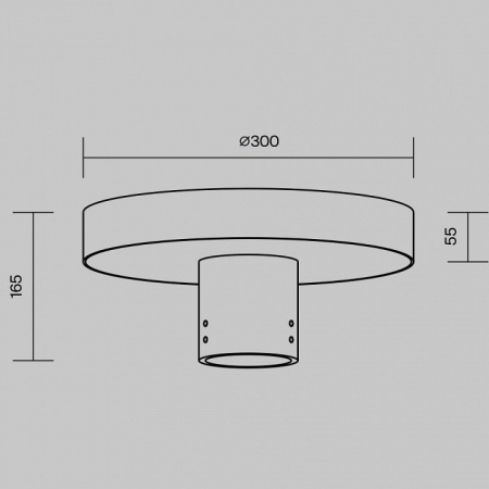 Консольный светильник Maytoni Katto O471H-L30GF3K