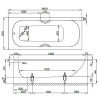 Стальная ванна Bette Form 160х70 2942-000ADAS