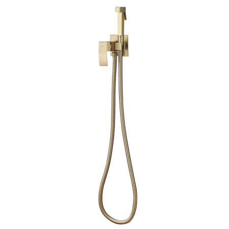 Гигиенический душ Abber Wasserfall AF8625G со смесителем золото матовое