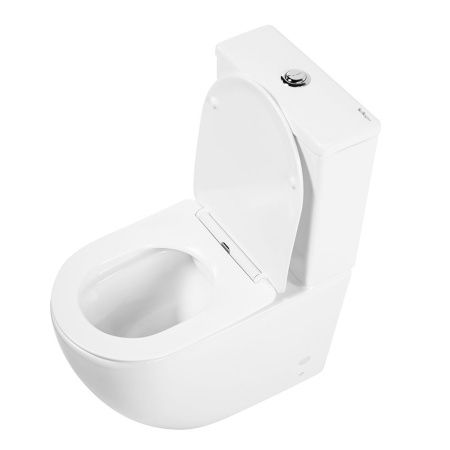 Унитаз-компакт безободковый BelBagno AMANDA BB051CPR